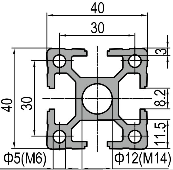 加強(qiáng)歐標(biāo)40404槽B